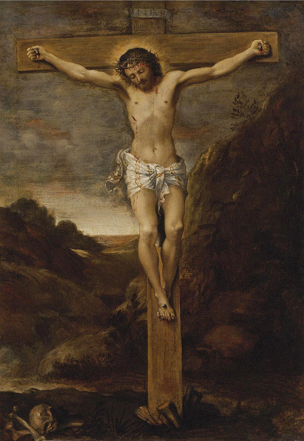 The Crucifixion Painting by Annibale Carracci