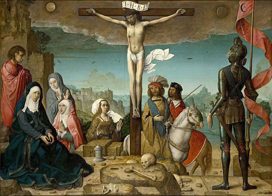 The Crucifixion Painting by Juan de Flandes