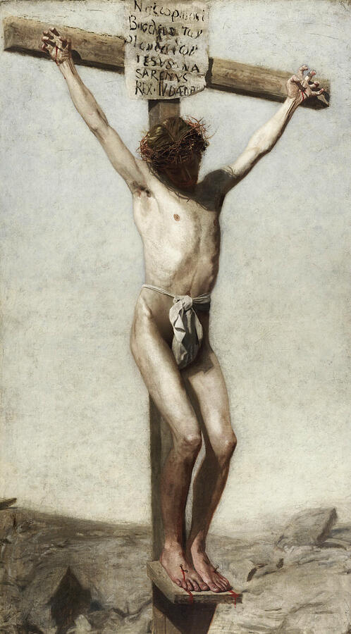 The Crucifixion, from 1880 Painting by Thomas Eakins