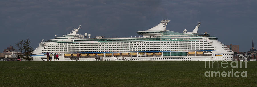 The Cruise Ship Photograph by David Bishop