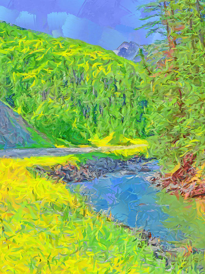 The Crystal River Near Redstone Colorado Digital Art by Digital Photographic Arts