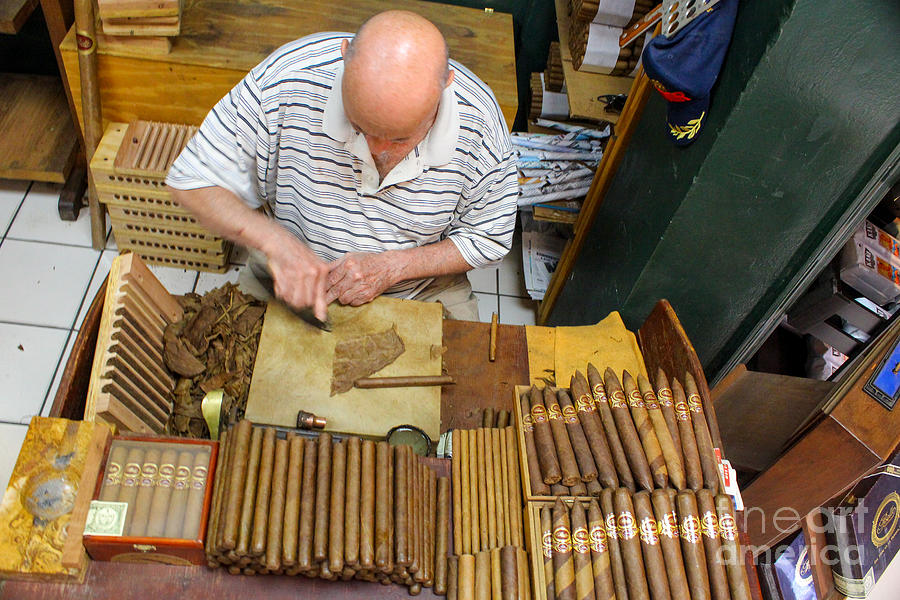 The Cuban Cigar Maker Photograph by Rene Triay FineArt Photos
