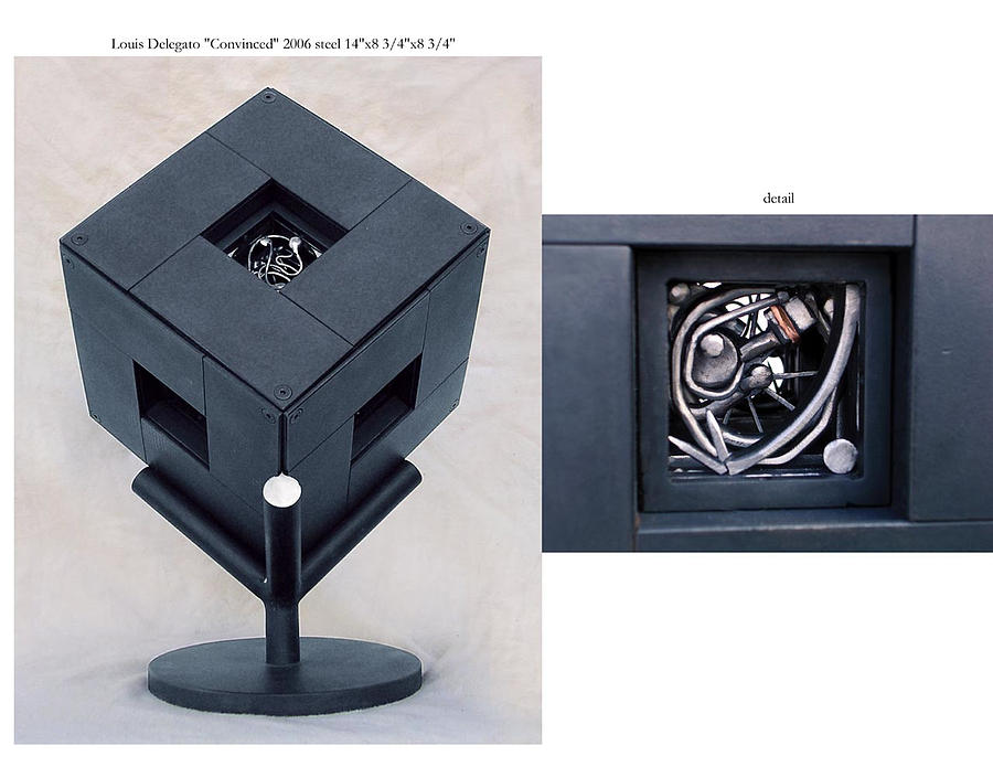 Sculptural Sculpture - The Cube by Louis Delegato Sculptural Sculpture - The Cube by Louis Delegato