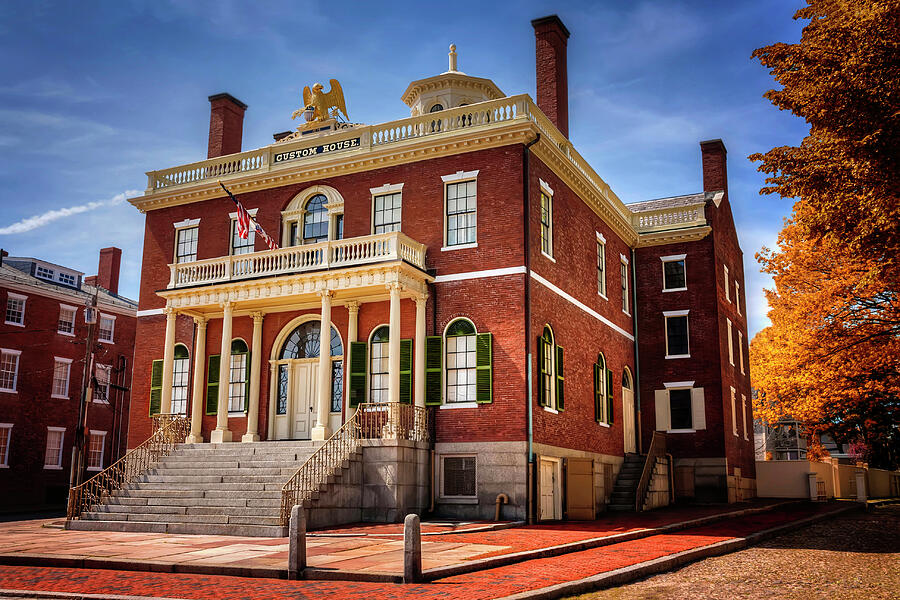 Salem Photograph - The Custom House Salem Massachusetts  by Carol Japp