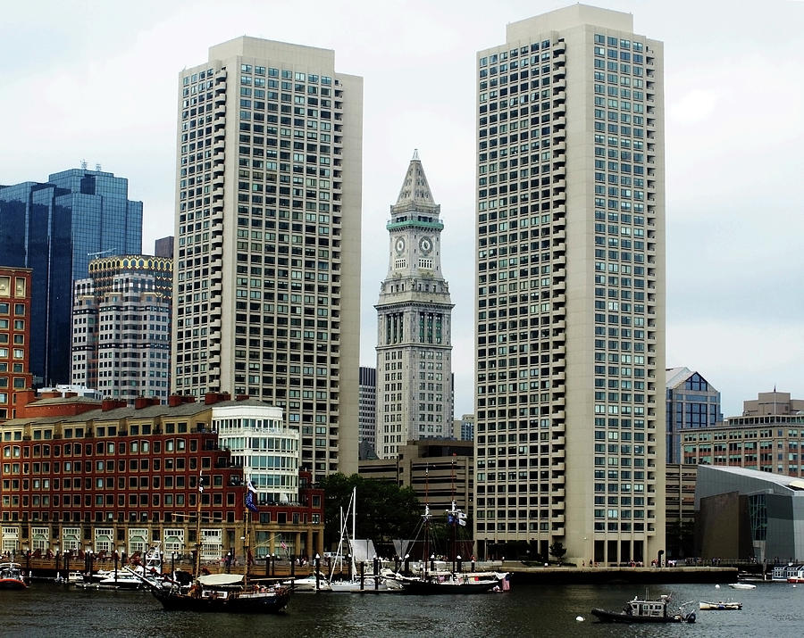 The Custom House Tower in Boston Photograph by Mary Capriole