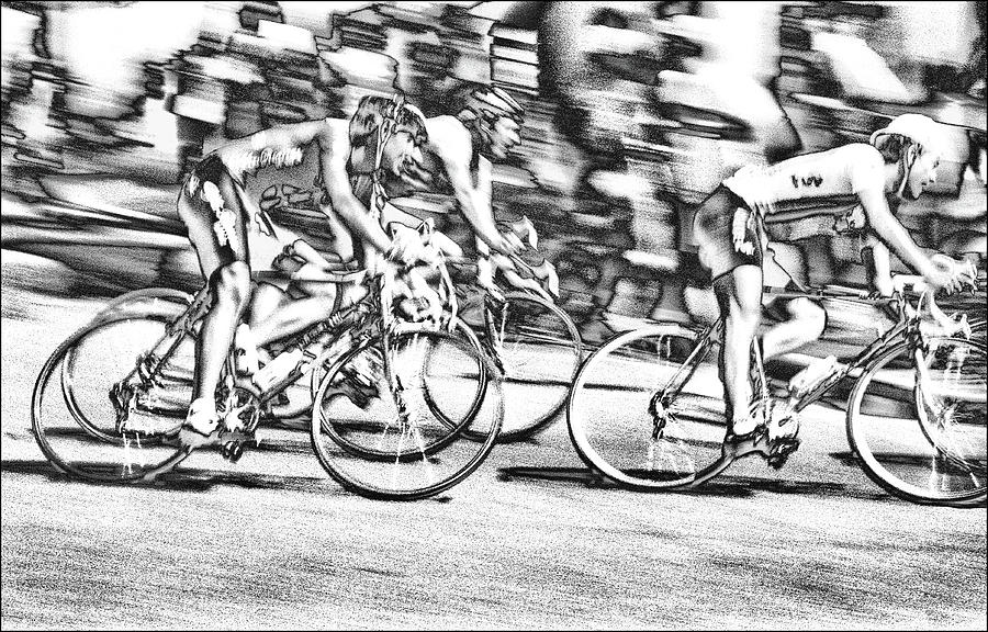 Miami Photograph - The Cyclists No. 23 Chase Group Solar by Steven Hlavac