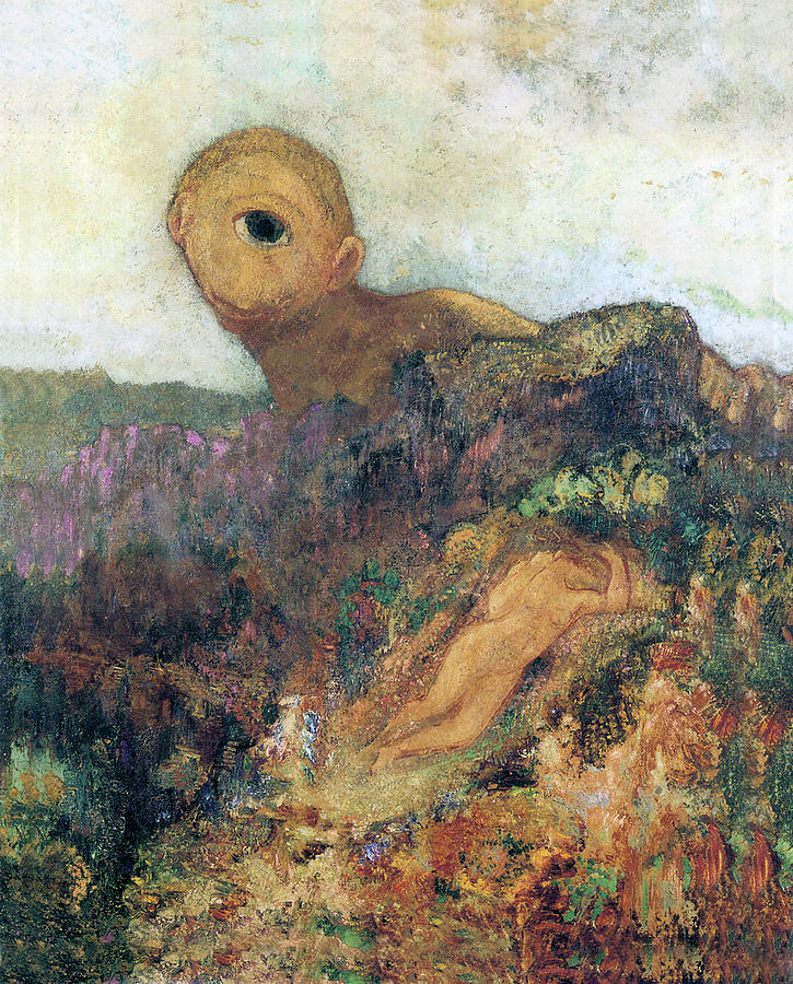 The Cyclops Photograph by Odilon Redon