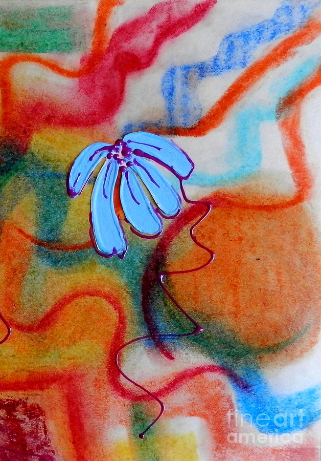 The daisy way Pastel by Barbara Leigh Art