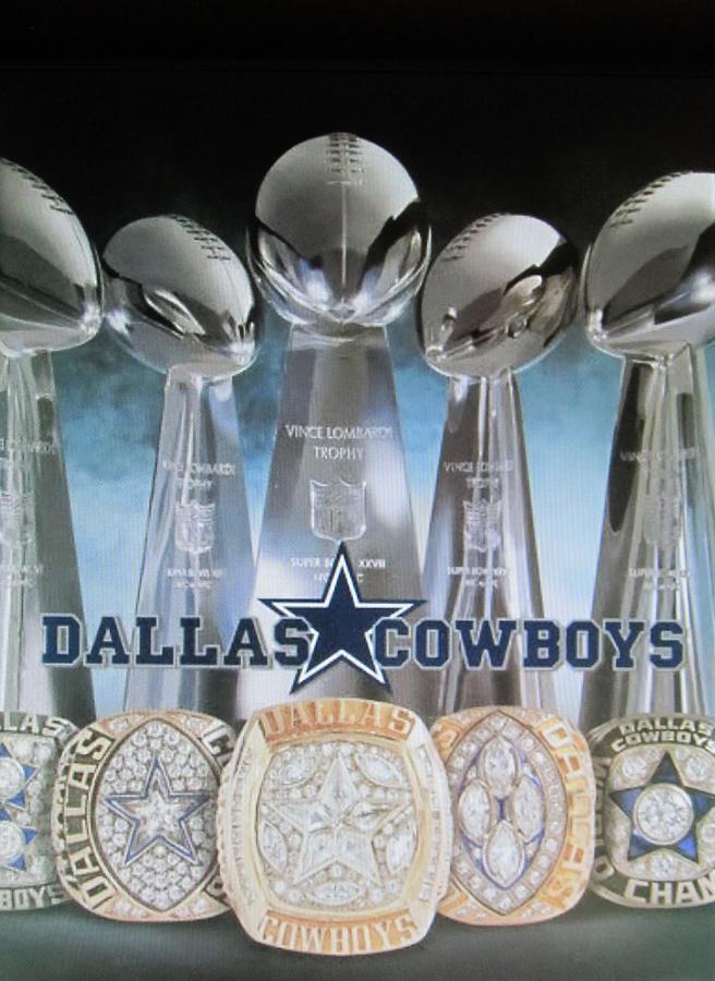 dallas cowboys super bowl trophies wallpaper