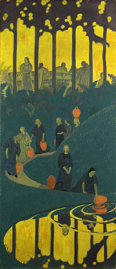 The Danaides or Women at the Source Painting by Paul Serusier The Danaides or Women at the Source Painting by Paul Serusier