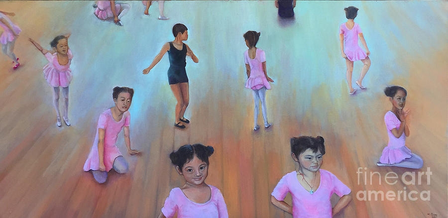 The Dance Class Bottom Half Painting by Marlene Book