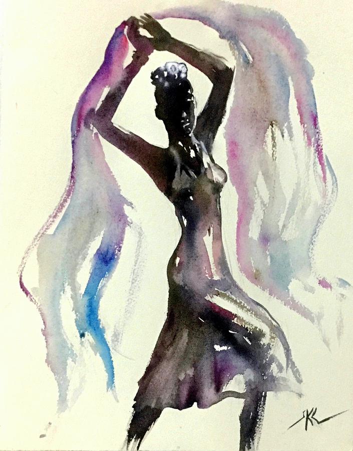 The dance Painting by Katerina Kovatcheva