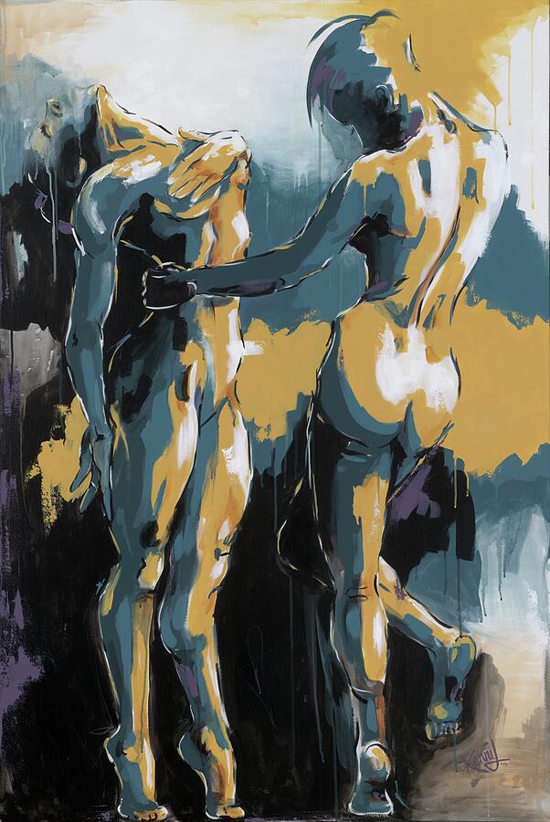Nude Painting - The Dance by Konni Jensen