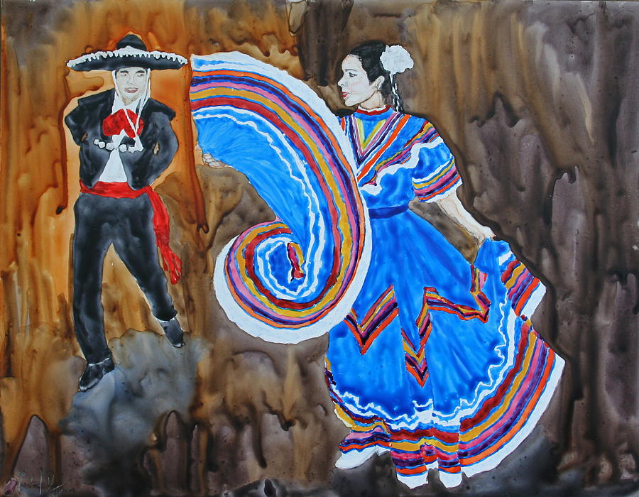 The Dance Painting by Monika Degan