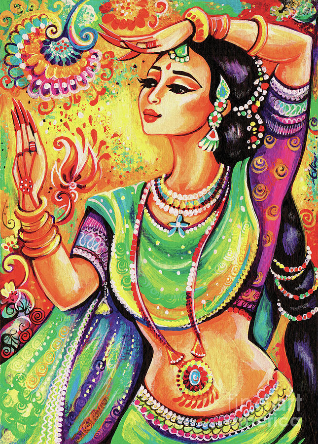 The Dance of Tara Painting by Eva Campbell