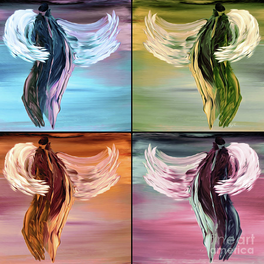 Dance Painting - The Dance - Pop Art by Tracy Delfar