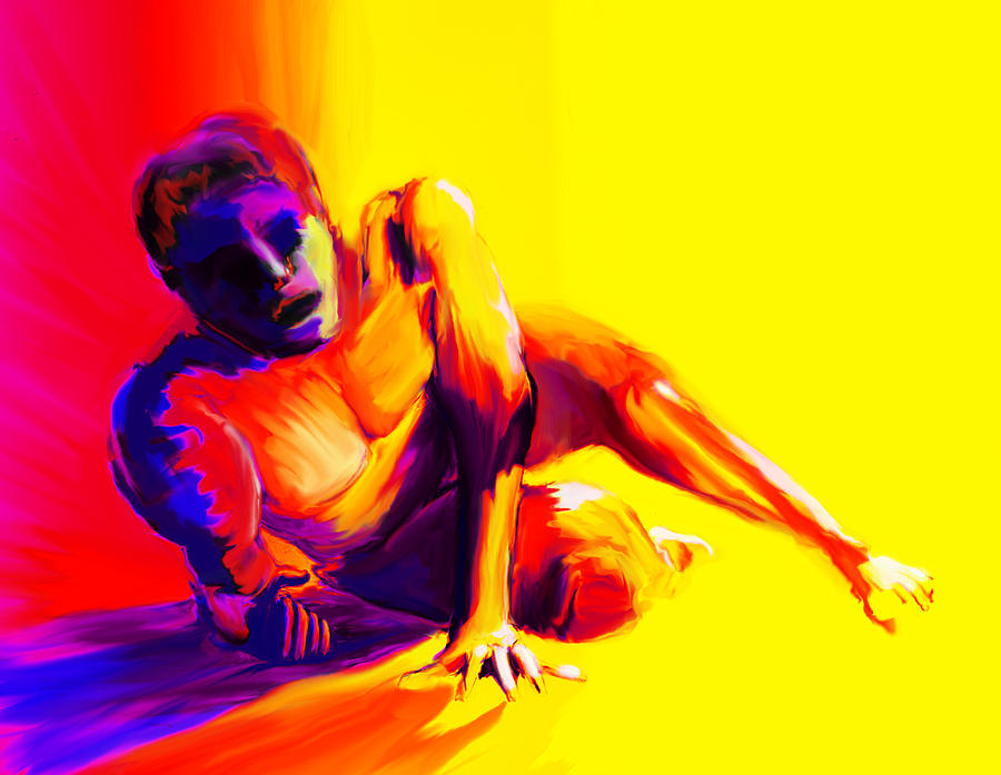 Dancer Digital Art - The Dance we feel by Michelle Bowden