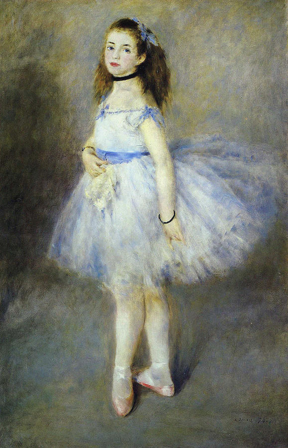 Music Painting - The Dancer 1874 by Auguste Renoir