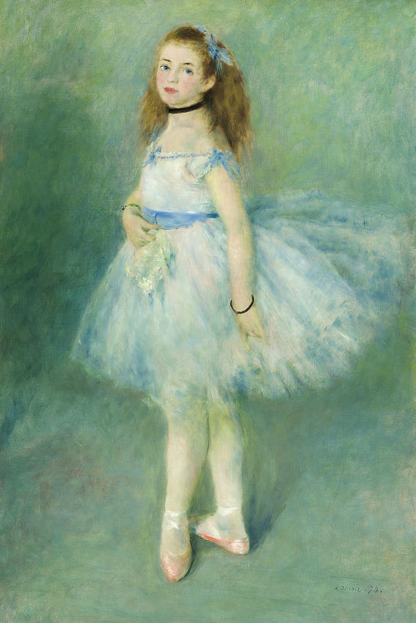Portrait Painting - The Dancer by Auguste Renoir