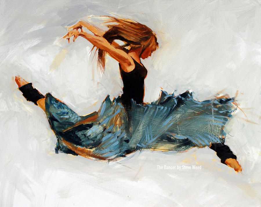 Abstract Painting - The Dancer No. 5 by Steve Weed