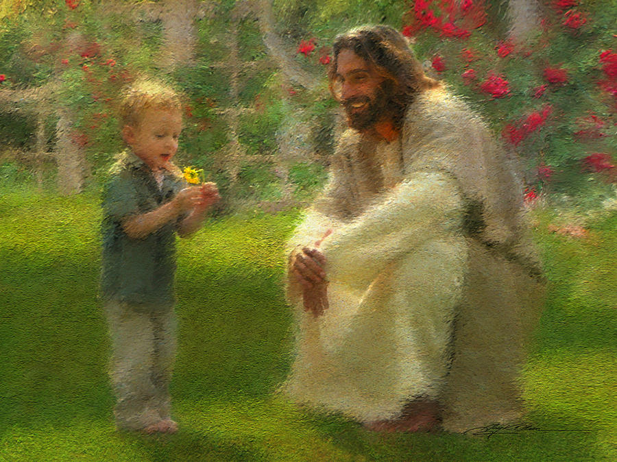 Jesus Painting - The Dandelion by Greg Olsen