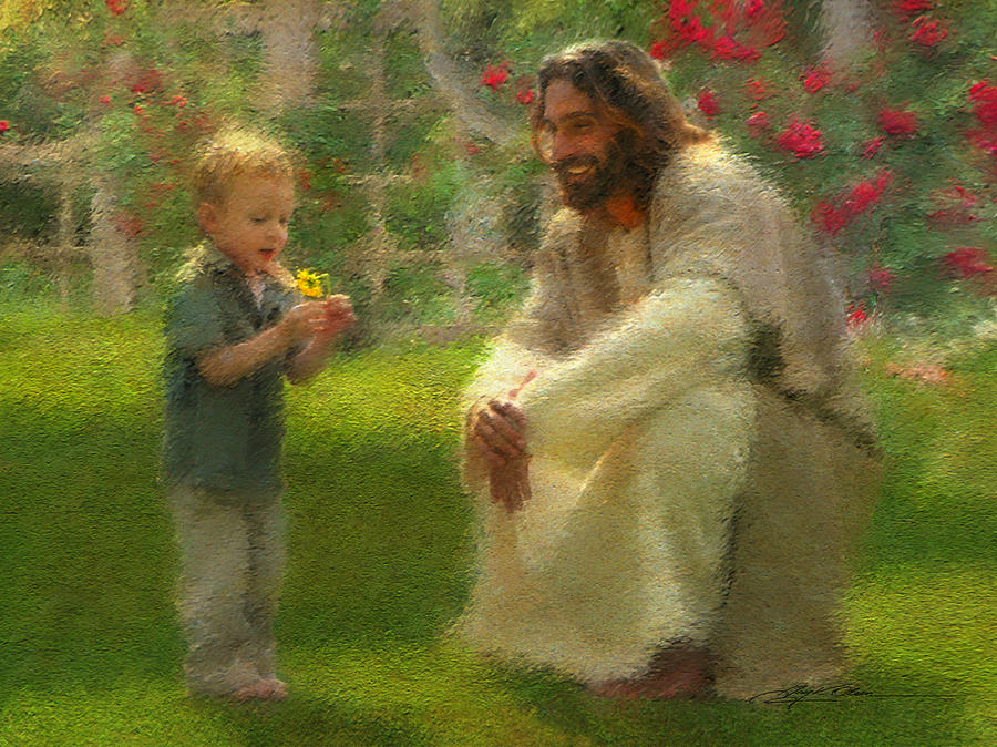 Jesus Christ Painting - The Dandelion by Greg Olsen