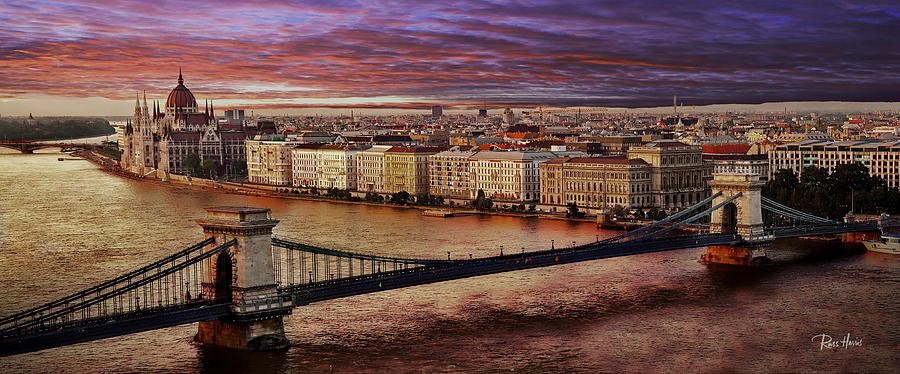 The Danube River in Budapest Photograph by Russ Harris