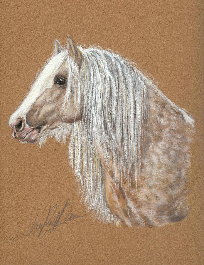 The Dappled Gypsy Romeo Pastel by Terry Kirkland Cook