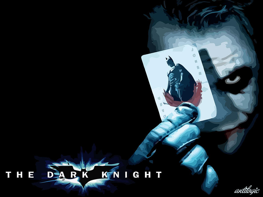 The Dark Knight Digital Art - The Dark Knight by Maye Loeser