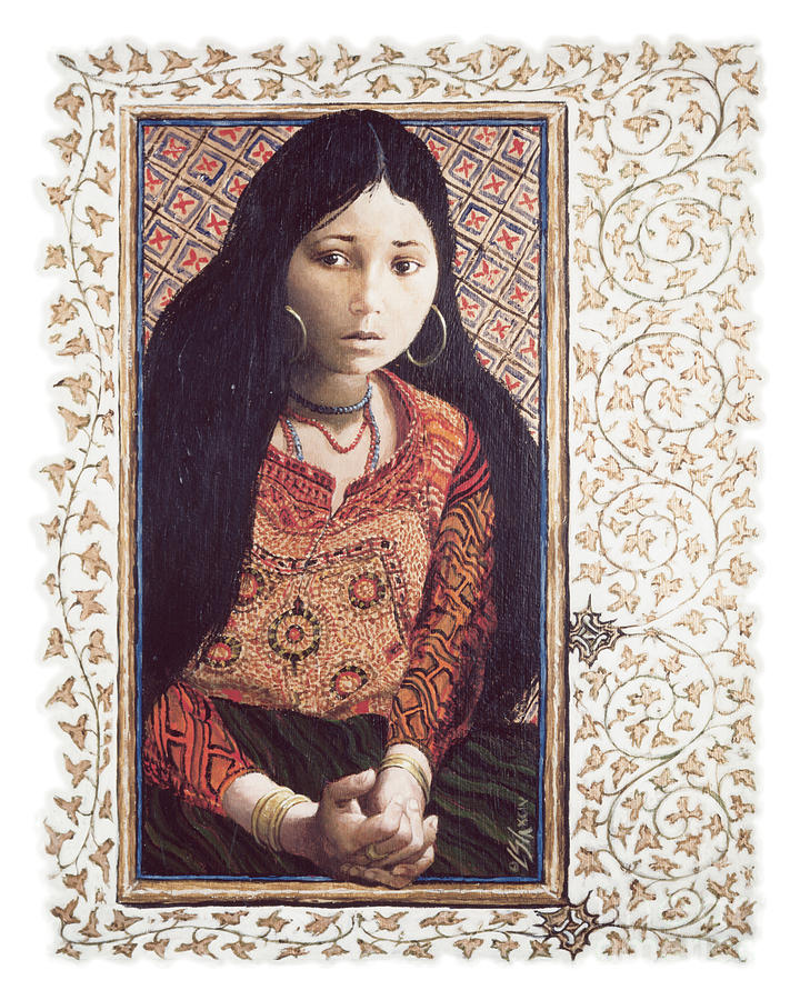 Saints Painting - The Daughter of Jairus - LGDOJ by Louis Glanzman