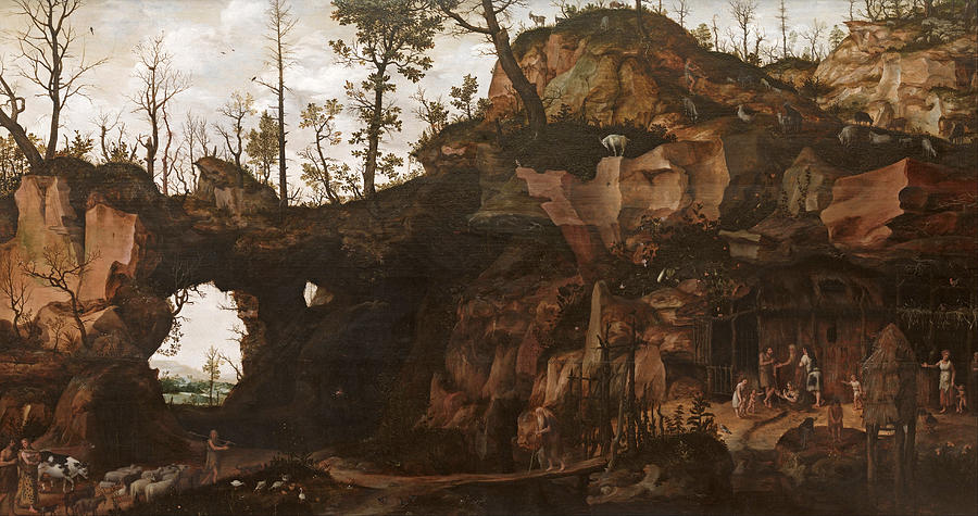 The Dawn of Civilization Painting by Cornelis van Dalem