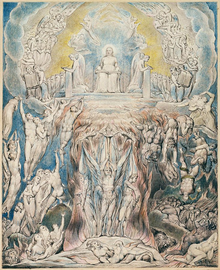 The Day of Judgment Drawing by William Blake Pixels