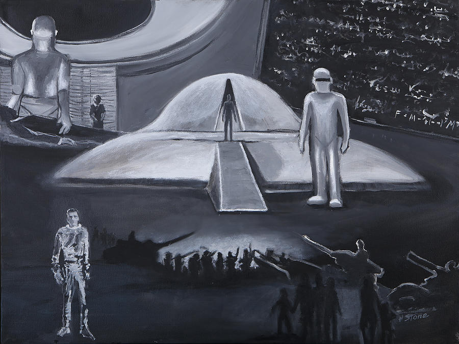 The Day the Earth Stood Still Painting by Holly Stone