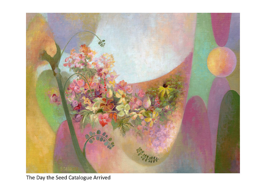 The Day the Seed Catalogue Arrived Painting by Betsy Derrick