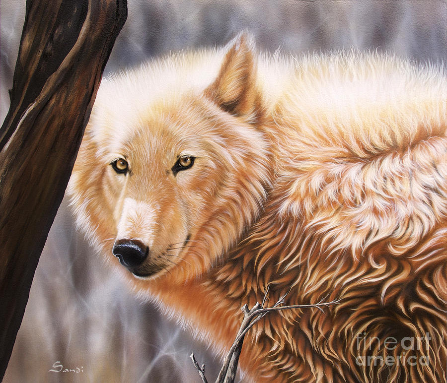 Wildlife Painting - The Daystar II by Sandi Baker