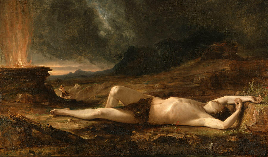 The Dead Abel  Painting by Thomas Cole