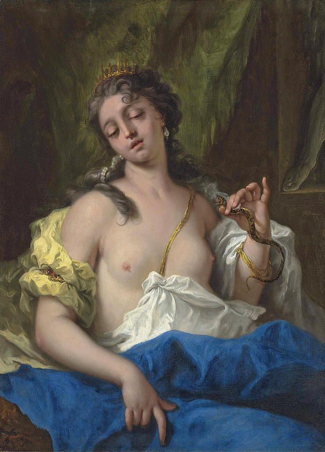 The Death of Cleopatra Painting by Sebastiano Ricci