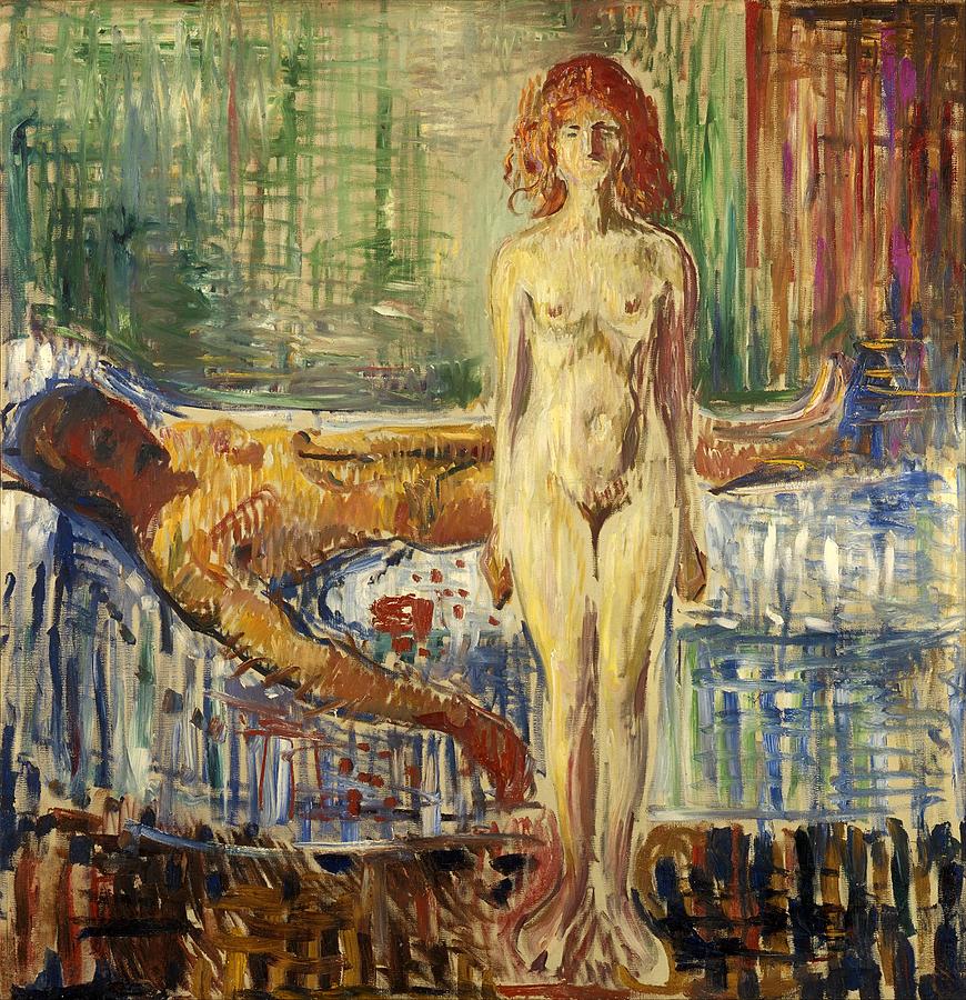 Edvard Munch Painting - The Death of Marat II by Mountain Dreams