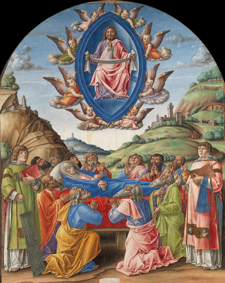 The Death of the Virgin Painting by Bartolomeo Vivarini
