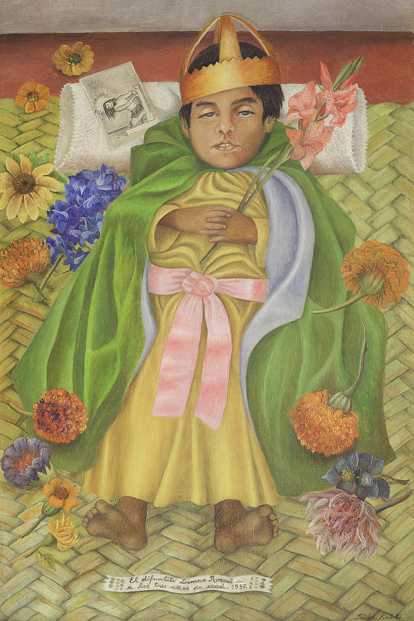 Vintage Painting - The Deceased Dimas by Frida Kahlo