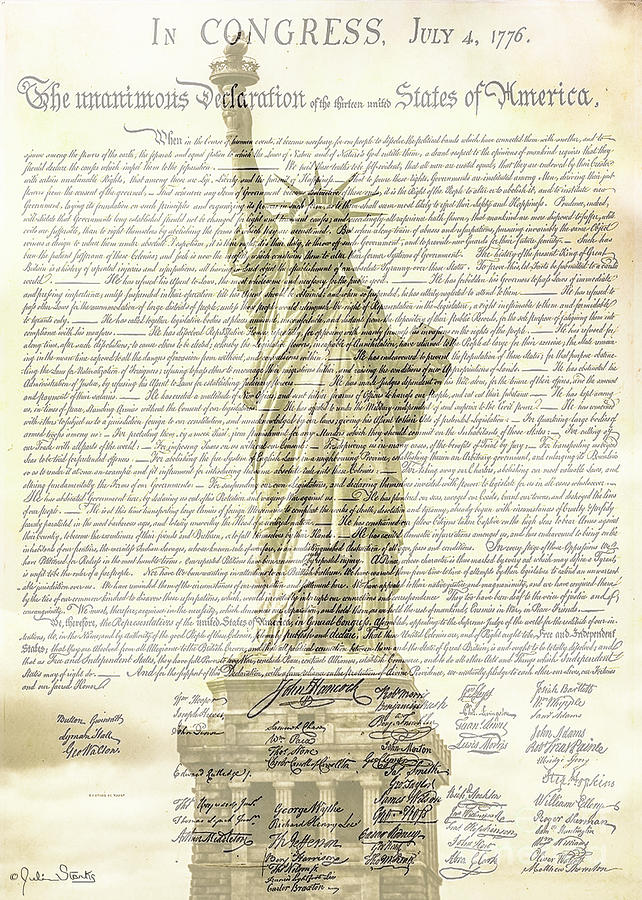 The Declaration Of Independence #3 Photograph