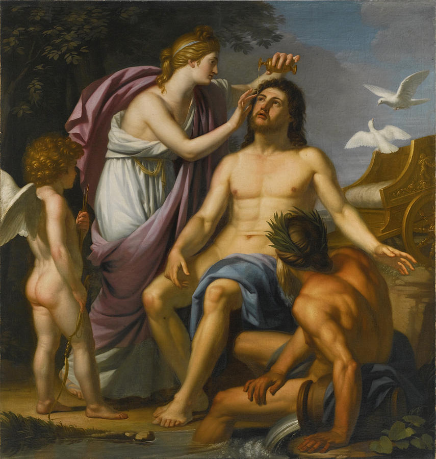 The Deification of Aeneas Painting by French School