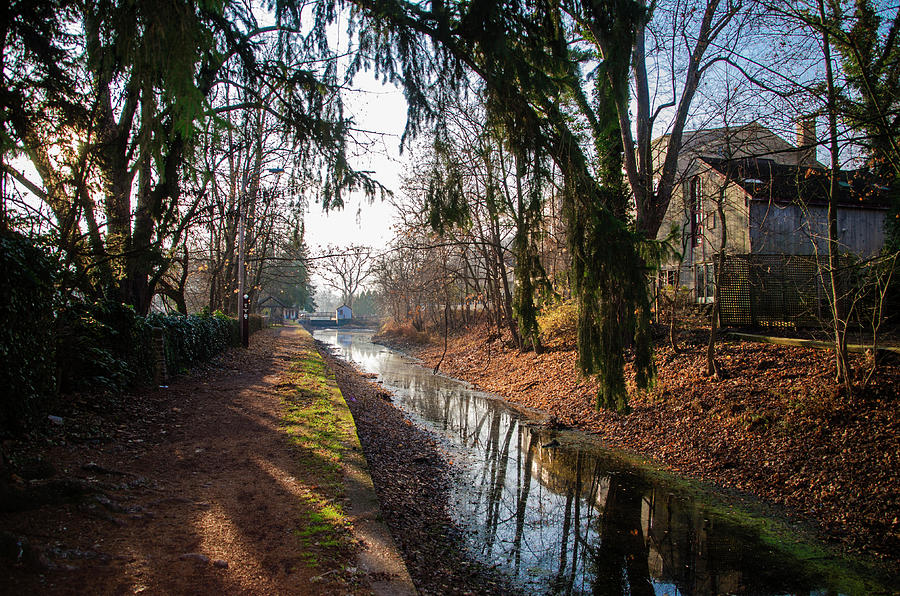 The Delaware Canal in New Hope Pa Photograph by Bill Cannon