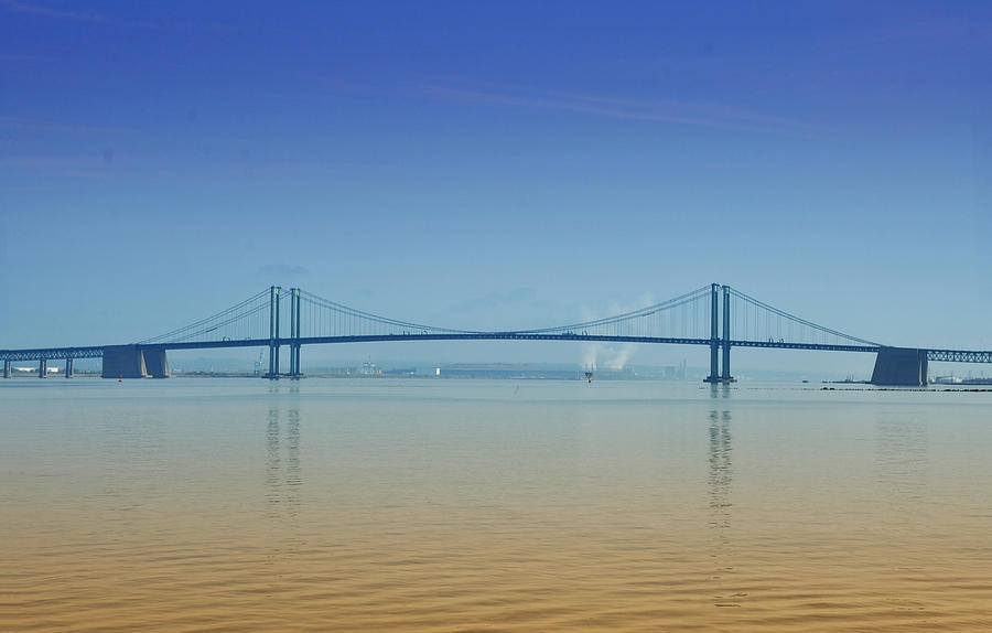 The Delaware Memorial Bridge Photograph by Bill Cannon