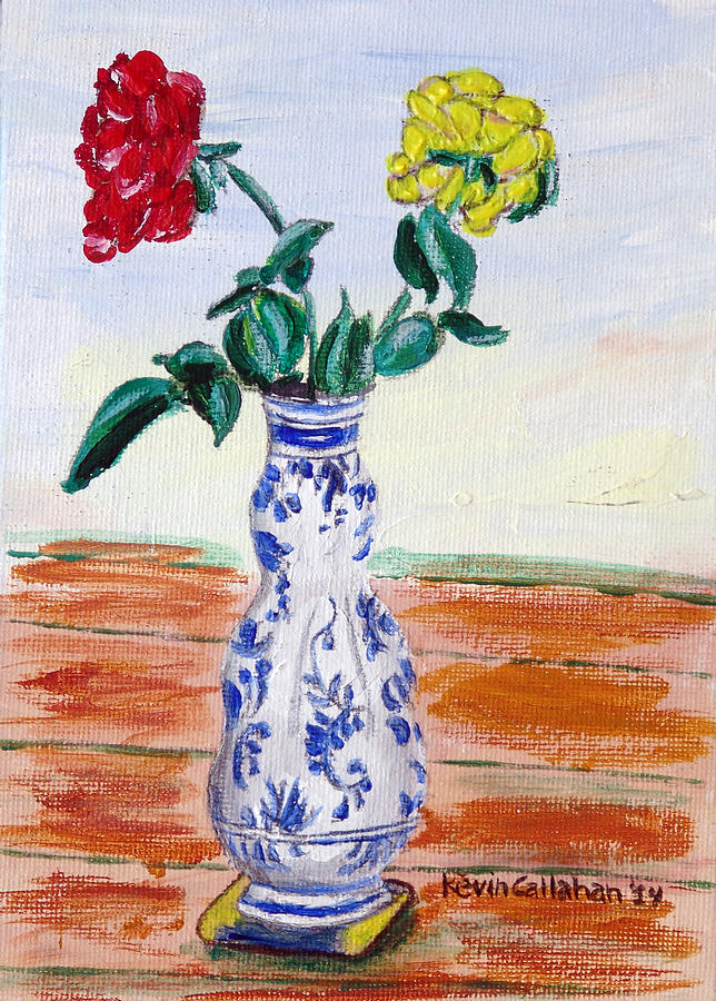 The Delft Vase Painting by Kevin Callahan