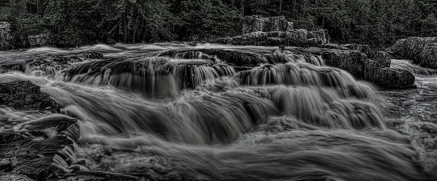 The Dells of The Eau Claire Panoramic Photograph by Dale Kauzlaric
