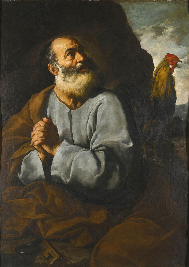 The Denial of Saint Peter Painting by Francisco Collantes