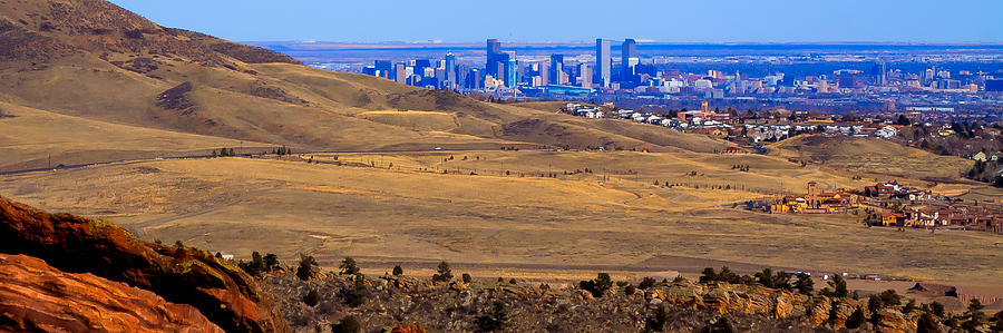 Denver Photograph - The Denver Colorado Skyline 1 by David Patterson