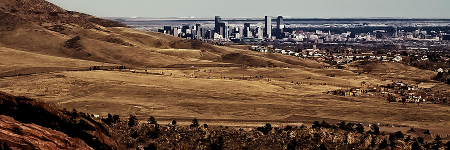 Denver Photograph - The Denver Colorado Skyline 7 by David Patterson