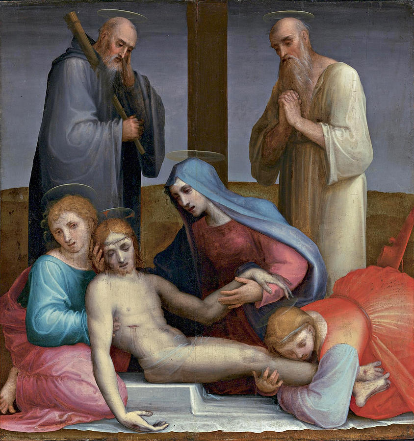 The Deposition Painting by Fra Paolino da Pistoia